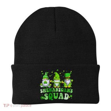 Shenanigans Squad St Patrick's Day Gnomes Groovy Beanie