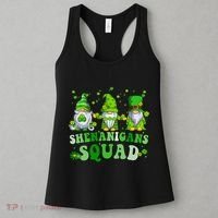 Shenanigans Squad St Patrick's Day Gnomes Groovy Women's Tank Top thumb 3