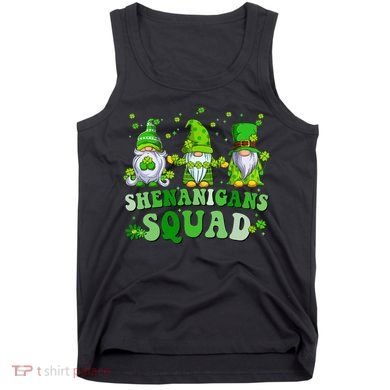 Shenanigans Squad St Patrick's Day Gnomes Groovy Tank Top
