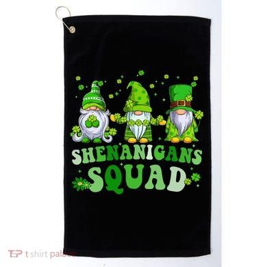 Shenanigans Squad St Patrick's Day Gnomes Groovy Golf Towel