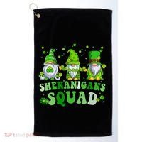 Shenanigans Squad St Patrick's Day Gnomes Groovy Golf Towel thumb 0
