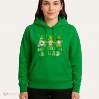 Shenanigans Squad St Patrick's Day Gnomes Groovy Hoodie thumb 5