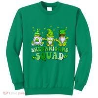 Shenanigans Squad St Patrick's Day Gnomes Groovy Sweatshirt thumb 0