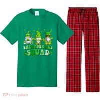 Shenanigans Squad St Patrick's Day Gnomes Groovy Pajama Set thumb 0