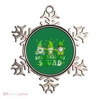 Shenanigans Squad St Patrick's Day Gnomes Groovy Ornament thumb 0