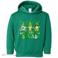 Shenanigans Squad St Patrick's Day Gnomes Groovy Toddler Hoodie thumb 0