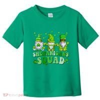 Shenanigans Squad St Patrick's Day Gnomes Groovy Toddler T-Shirt thumb 0