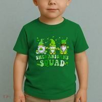 Shenanigans Squad St Patrick's Day Gnomes Groovy Toddler T-Shirt thumb 2