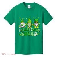 Shenanigans Squad St Patrick's Day Gnomes Groovy Kids T-Shirt thumb 0