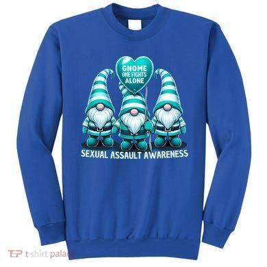 Supporting Survivors Sexual Assault Awareness Month Design Gift Sweatshirt