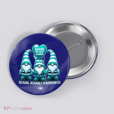 Supporting Survivors Sexual Assault Awareness Month Design Gift Button