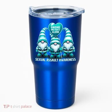 Supporting Survivors Sexual Assault Awareness Month Design Gift Tumbler