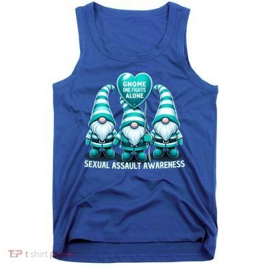Supporting Survivors Sexual Assault Awareness Month Design Gift Tank Top