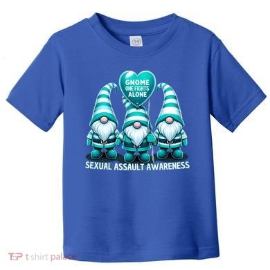 Supporting Survivors Sexual Assault Awareness Month Design Gift Toddler T-Shirt
