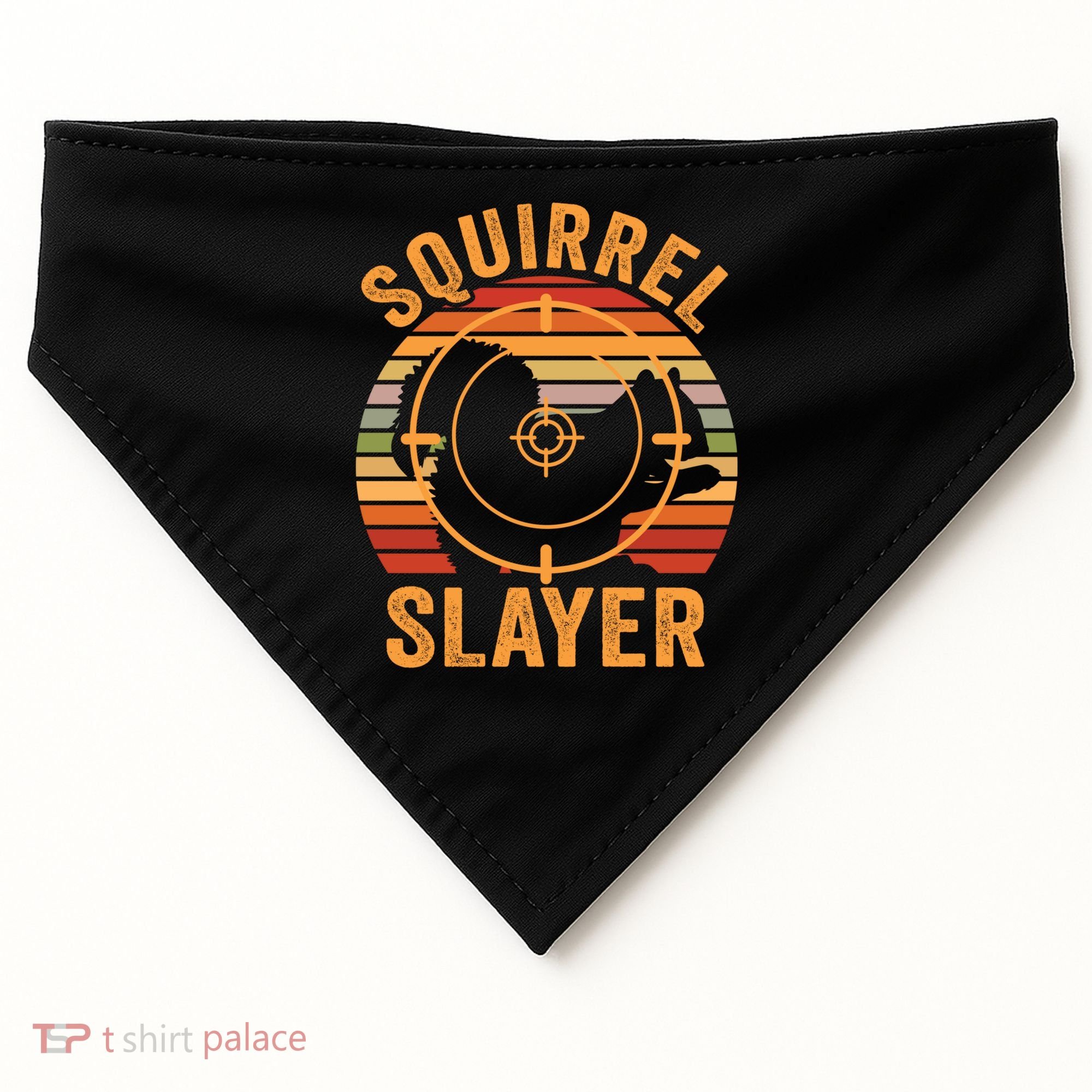 Squirrel Slayer Squirrel Hunting Gift USA-Made Doggie Bandana
