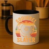 Squirrel Slayer Squirrel Hunting Gift Coffee Mug thumb 4