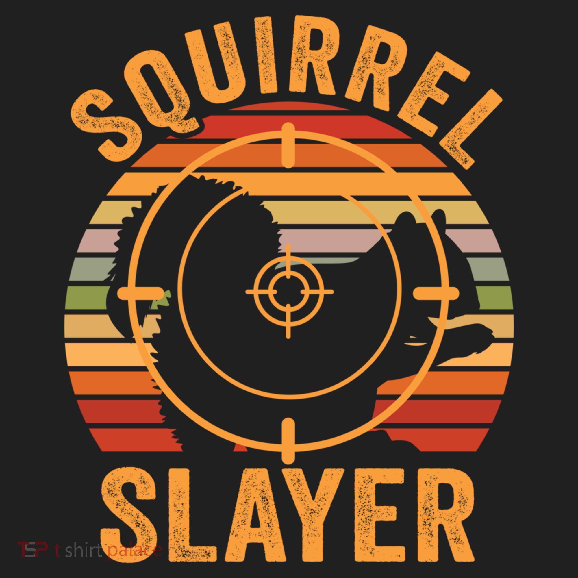Squirrel Slayer Squirrel Hunting Gift Golf Towel