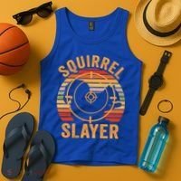 Squirrel Slayer Squirrel Hunting Gift Tank Top thumb 4