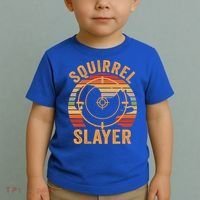 Squirrel Slayer Squirrel Hunting Gift Toddler T-Shirt thumb 2