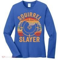 Squirrel Slayer Squirrel Hunting Gift Women's Long Sleeve Shirt thumb 0