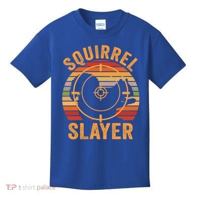 Squirrel Slayer Squirrel Hunting Gift Kids T-Shirt