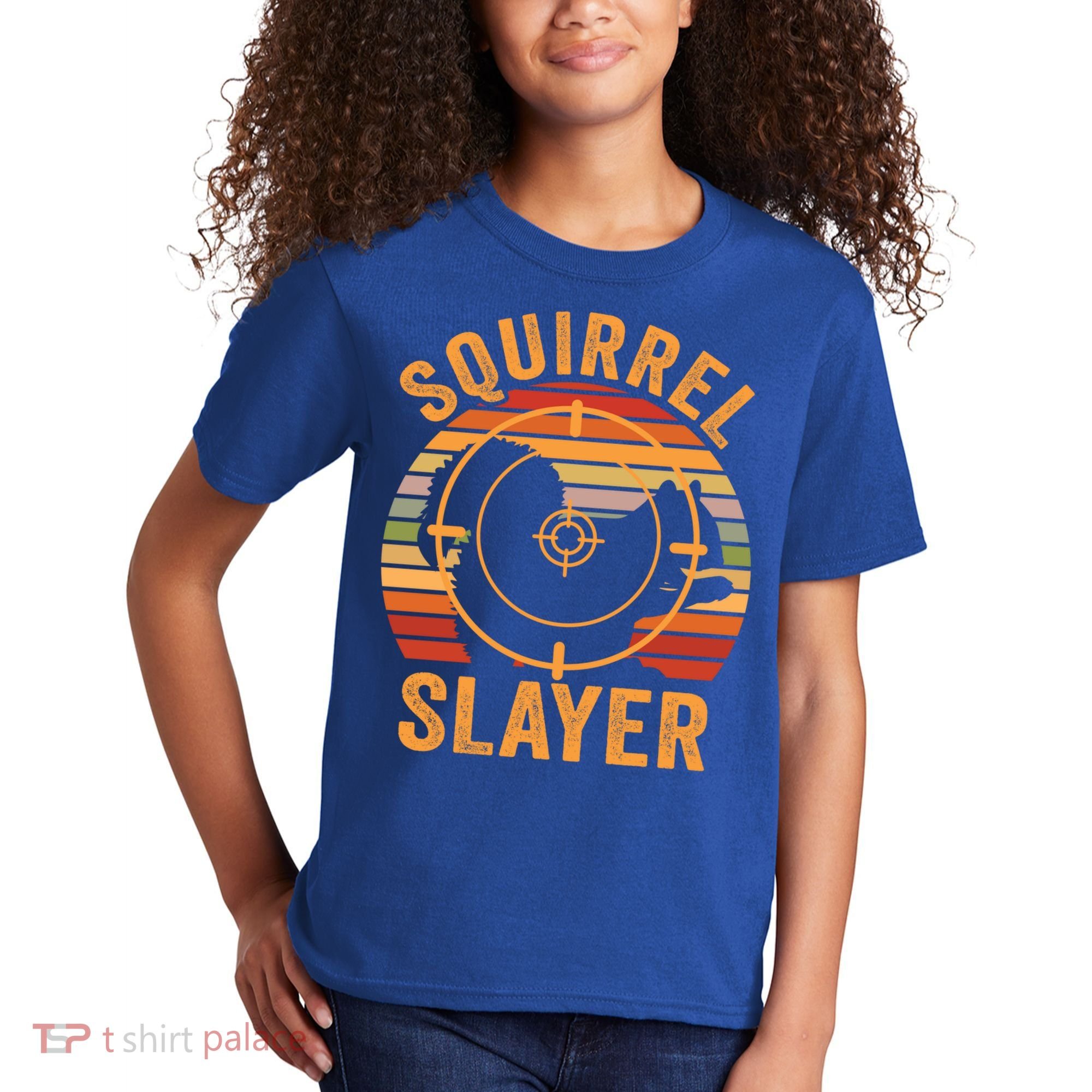 Squirrel Slayer Squirrel Hunting Gift Kids T-Shirt