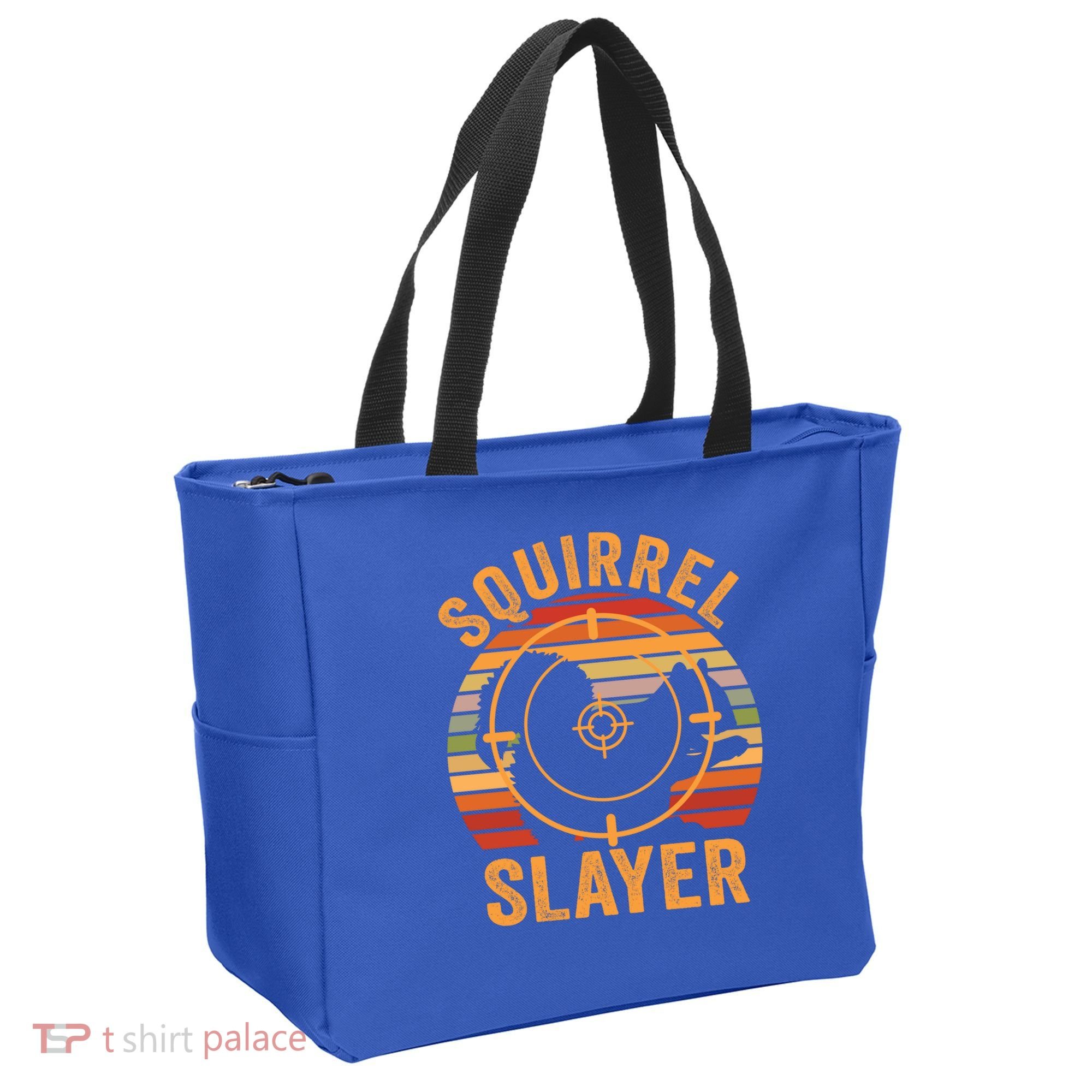 Squirrel Slayer Squirrel Hunting Gift Tote Bag
