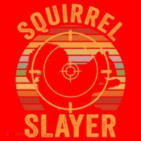 Squirrel Slayer Squirrel Hunting Gift Santa Hat thumb 1