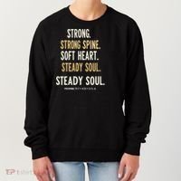 Strong Spine Soft Heart Steady Soul Bible Verse Women's Sweatshirt thumb 0