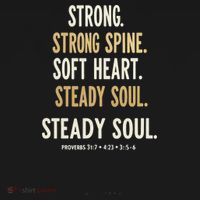 Strong Spine Soft Heart Steady Soul Bible Verse Women's Hoodie thumb 2