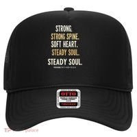 Strong Spine Soft Heart Steady Soul Bible Verse Hat thumb 0