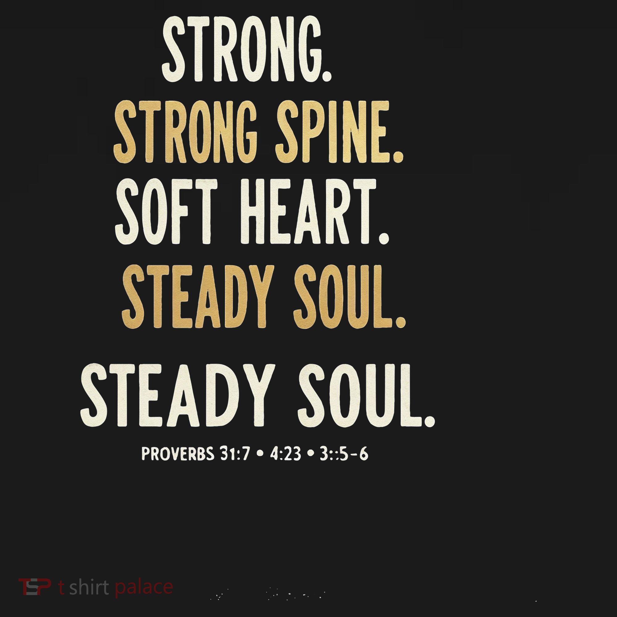Strong Spine Soft Heart Steady Soul Bible Verse Kids Sweatshirt