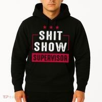 Shit Show Supervisor Funny Mom Boss Manager Teacher Gift Hoodie thumb 2