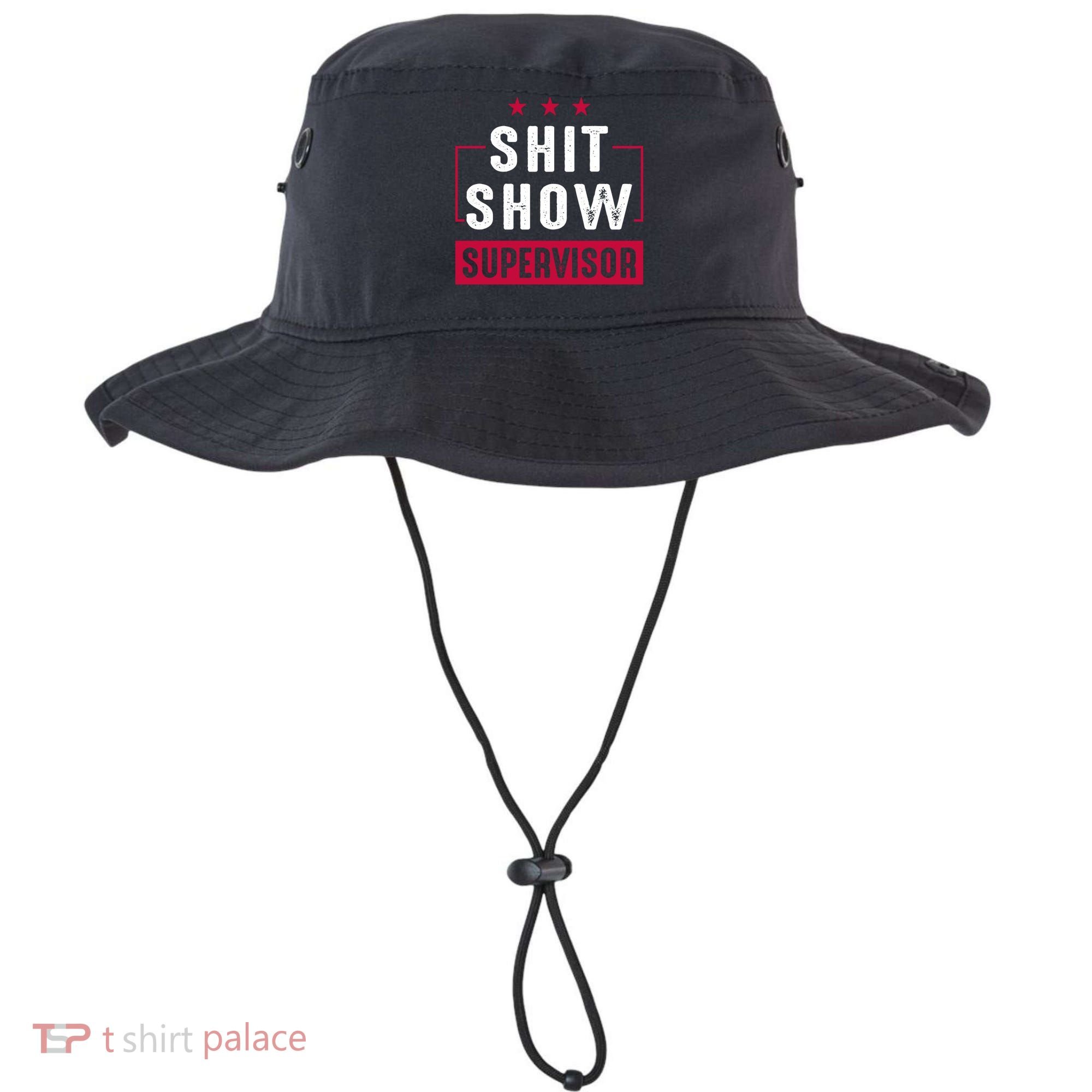 Shit Show Supervisor Funny Mom Boss Manager Teacher Gift Bucket Hat