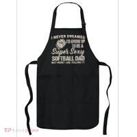 Super Sexy Softball Dad Funny Apron thumb 0