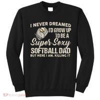 Super Sexy Softball Dad Funny Sweatshirt thumb 0