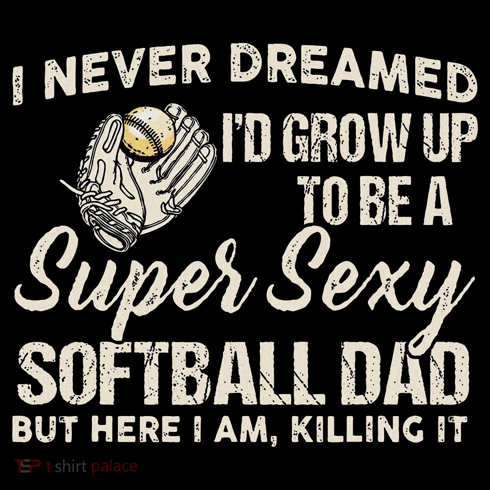 Super Sexy Softball Dad Funny Sweatshirt