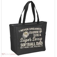Super Sexy Softball Dad Funny Tote Bag thumb 2
