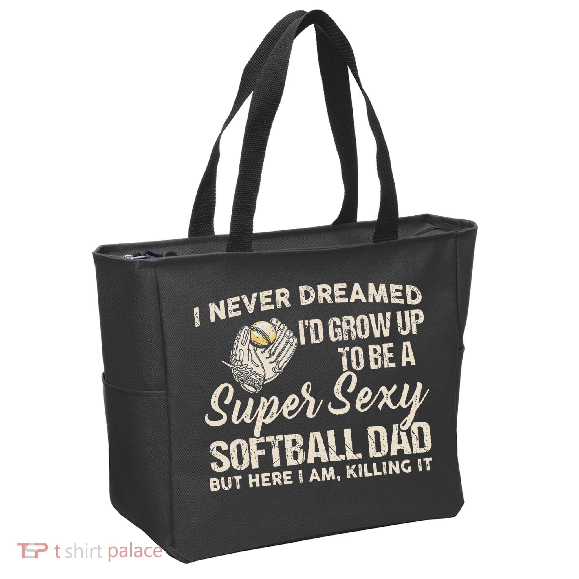 Super Sexy Softball Dad Funny Tote Bag