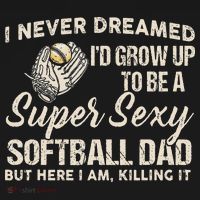 Super Sexy Softball Dad Funny Tote Bag thumb 4