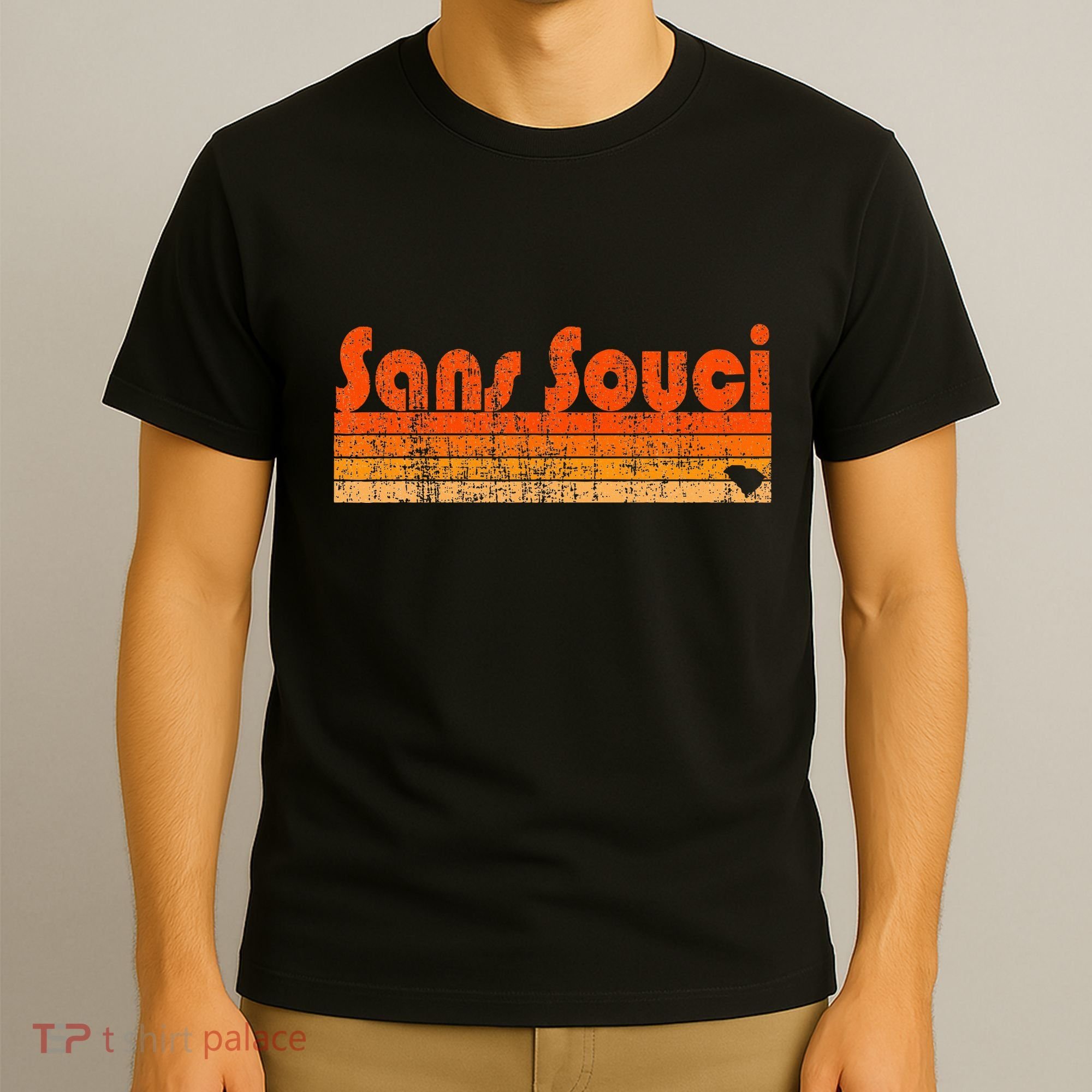 Sans Souci Sc Retro 80s Style T-Shirt