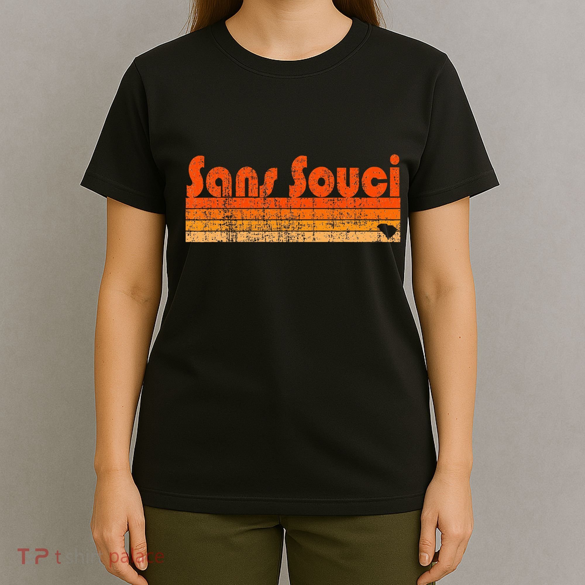 Sans Souci Sc Retro 80s Style T-Shirt