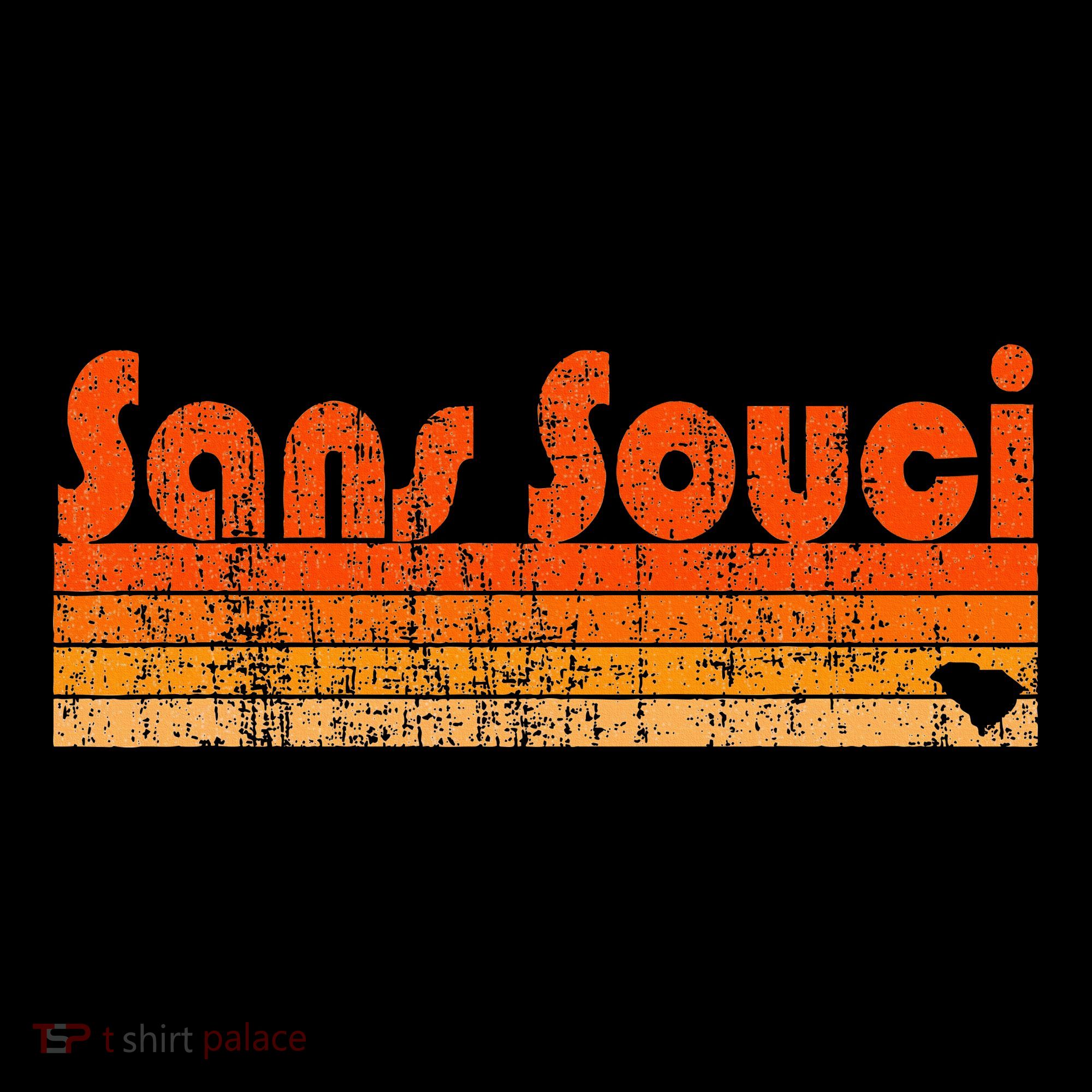 Sans Souci Sc Retro 80s Style Women's Hoodie