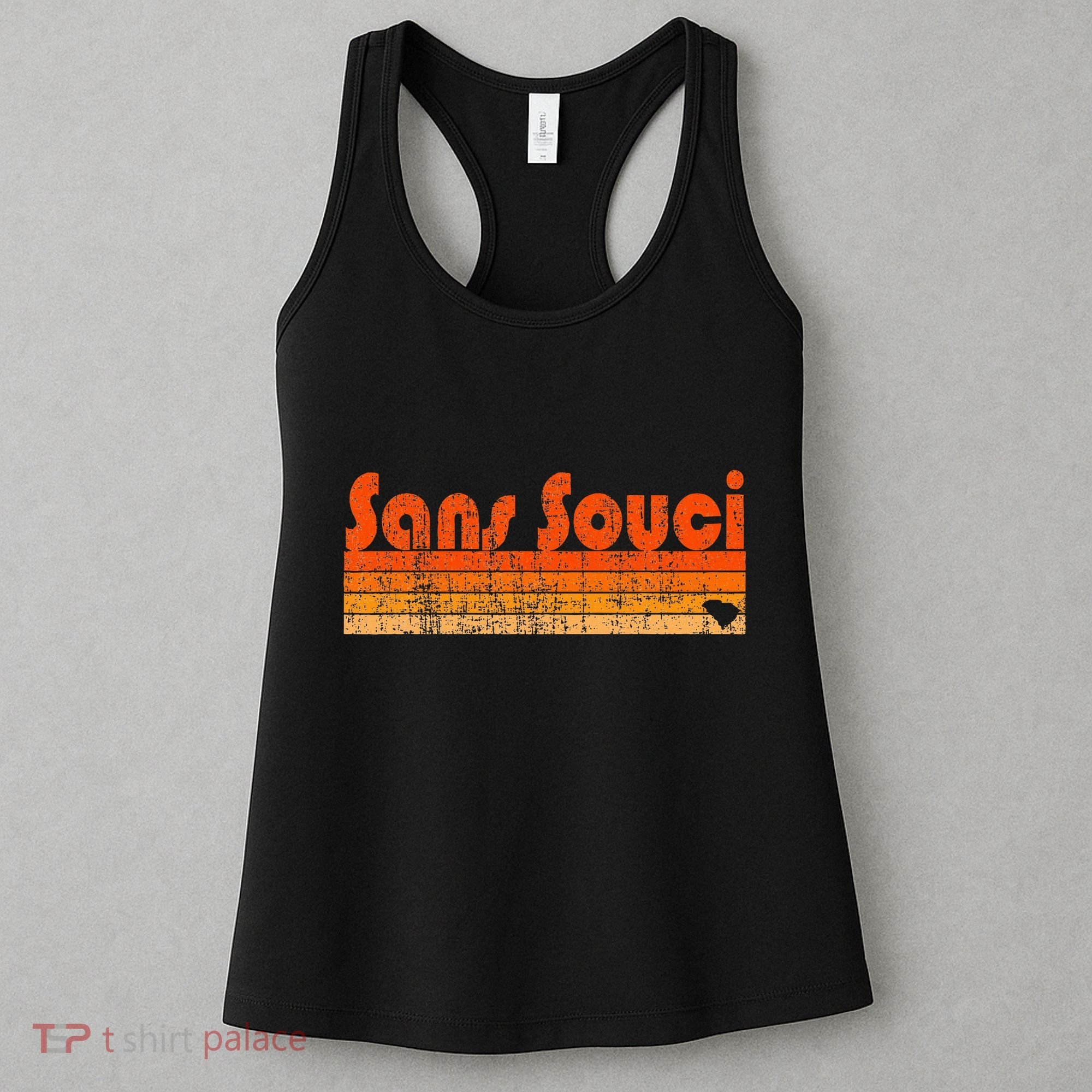 Sans Souci Sc Retro 80s Style Women's Tank Top