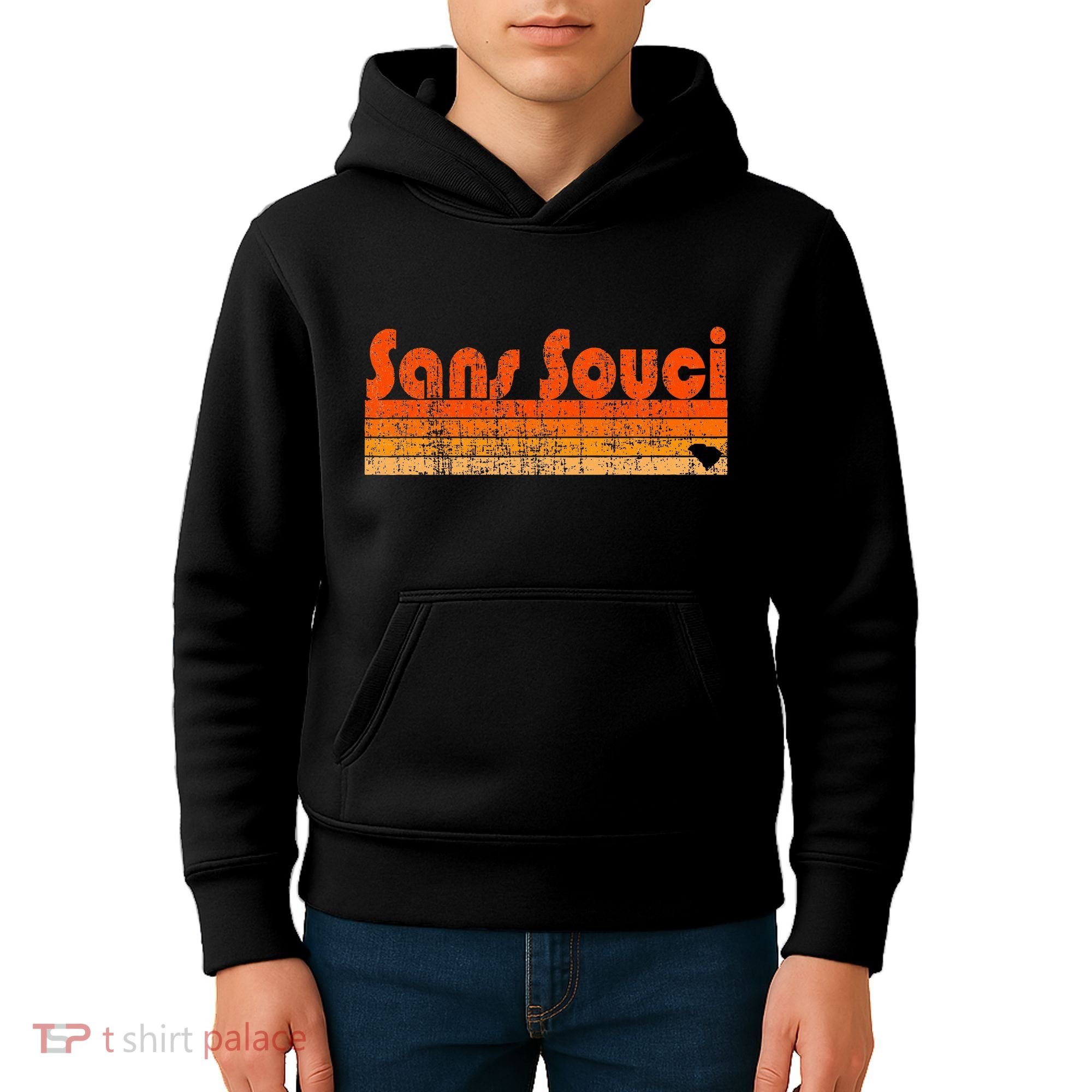 Sans Souci Sc Retro 80s Style Kids Hoodie
