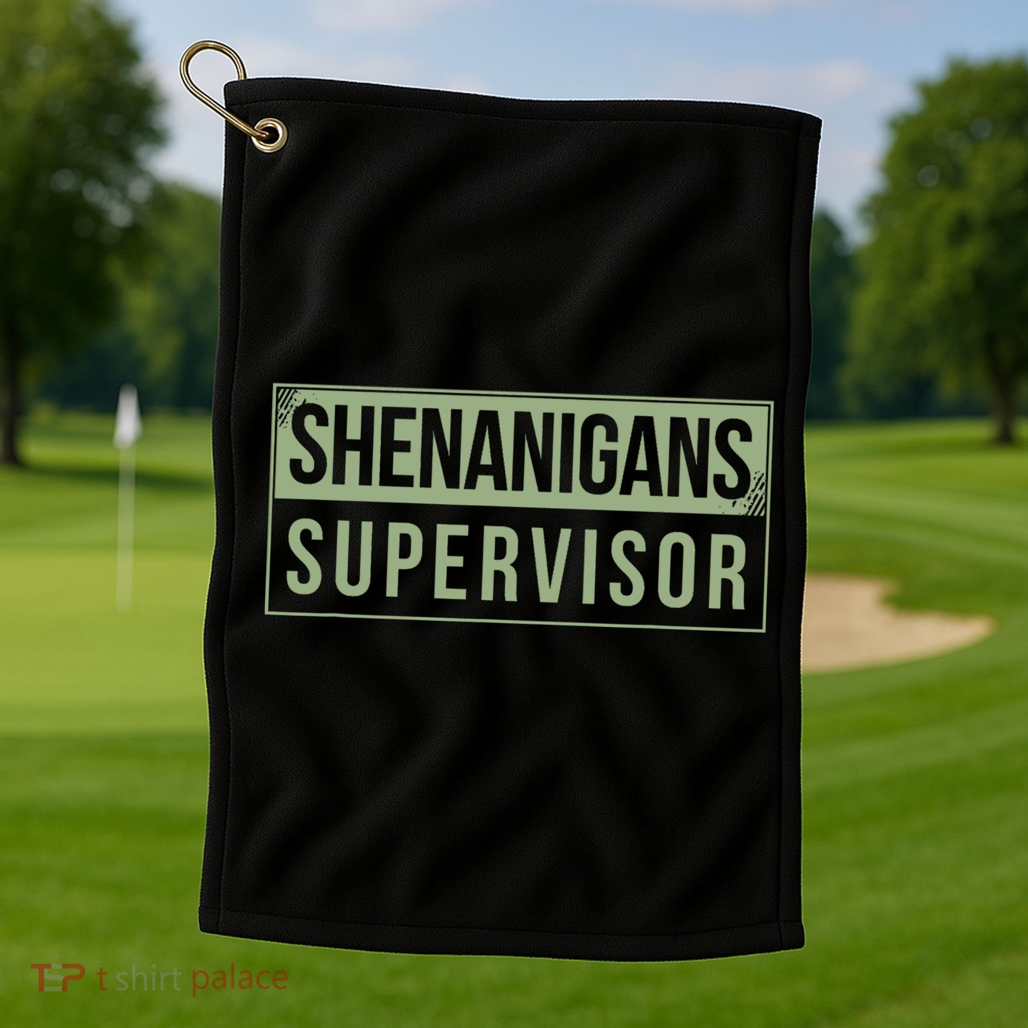 Shenanigans Supervisor Golf Towel