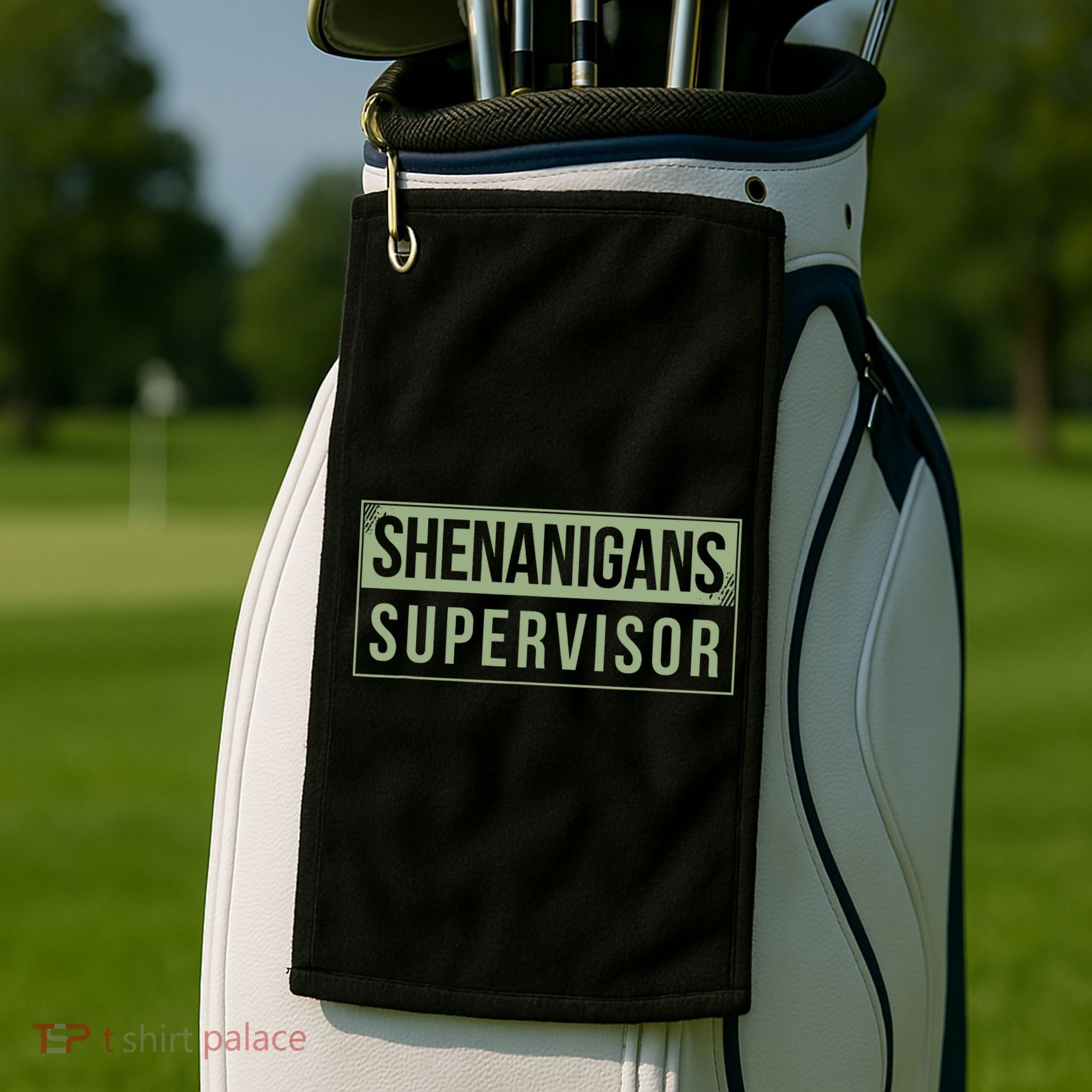 Shenanigans Supervisor Golf Towel