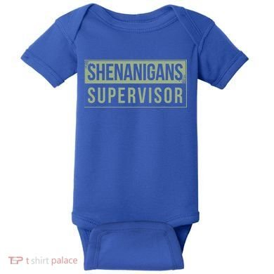 Shenanigans Supervisor Baby Bodysuit