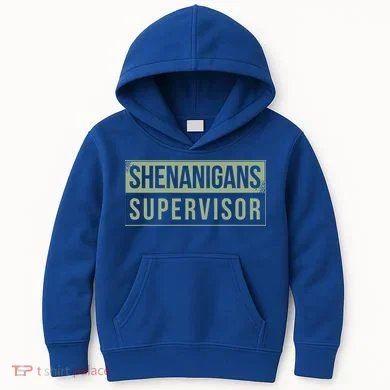 Shenanigans Supervisor Kids Hoodie