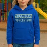Shenanigans Supervisor Kids Hoodie thumb 3
